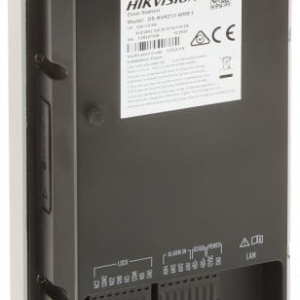 Videointerfon IP Hikvision DS‑KV8213‑WME1(C)/Flush 2MP cu IR, 2 butoane nametag pentru apelare usoara, cititor card integrat, alimentare PoE standard, carcasa metal aluminiu, IP65 & IK08, control mobil Hik‑Connect APP - Img 3