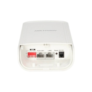 Bridge wireless outdoor 5GHz HikVision DS-3WF02C-5AC/D 867 Mbps 802.11ac, transmisie pana la 5 km, antena incorporata 12 dBi 2x2 MIMO, management topologie vizualizat, PoE input & output, Plug and Play - Img 5