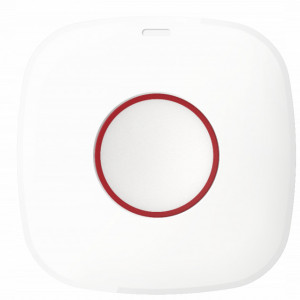 Buton de urgenta wireless HikVision AX PRO DS-PDEB1-EG2-WE, frecventa 868MHz, tehnologie Tri-X cu salt de frecventa anti-bruiaj, configurabil din aplicatie, protectie la apa IP66, montaj rapid si metode multiple de inrolare