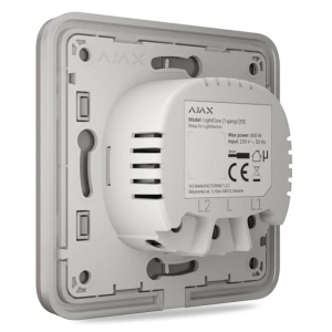 Buton individual pentru intrerupator simplu sau cap-scara Ajax GRI SoloButton1-Gang/2-Way(G) - Img 2
