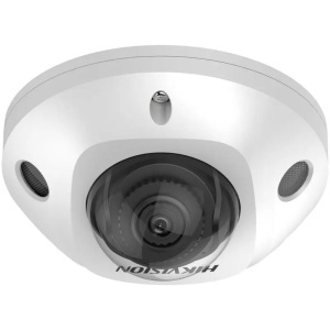 Camera HikVision AcuSense IP 4MP, cu microfon incorporat Fixed Mini Dome DS-2CD2543G2-IWS