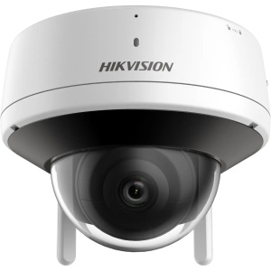 Camera HikVision IP cu microfon si difuzor Fixed Dome DS-2CV2121G2-IDW(W)