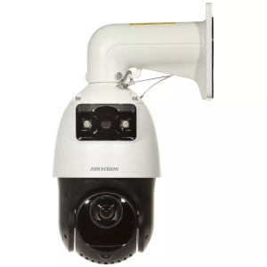 Camera HikVision TandemVu PTZ speed dome 2MP DS-2SE4C215MWG-E/12(F0), zoom optic 15X, lentila panoramica ColorVu si DarkFighter, IR 100m, lumina alba 30m, AcuSense, WDR, PoE+, protectie IP66 - Img 2