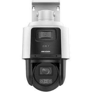 Camera IP HikVision PTZ 2MP+2MP DS‑2SE3C210MWG‑E/12, lentile 2.8 mm și 5.76‑57.6 mm motorizată, zoom optic 10x, digital 16x, IR 80 m (PTZ), IR+white 30 m (bullet), WDR 120 dB, 3D DNR, BLC/HLC, defog, microSD 512 GB, IP66 - Img 2
