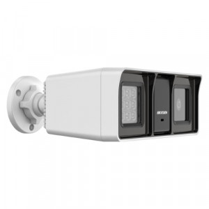Camera supraveghere Analog HD Hikvision Bullet 2MP DS-2CE18D0T-LFS(2.8mm), tehnologie Smart Hybrid Light, rezolutie Full HD 1080p, microfon incorporat (Audio over Coax), IR si lumina alba 60m, protectie IP67, 4 in 1 - Img 2