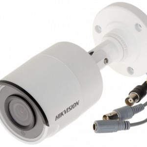 Camera supraveghere analogica Bullet 8 MP HikVision DS-2CE17U8T-IT(2.8mm), rezolutie 4K, tehnologie Ultra-Low Light 0.003 lux, WDR 120dB, EXIR 2.0 infrarosu 40m, protectie IP67, iesire duala TVI/CVBS, carcasa metalica
