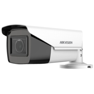 Camera supraveghere analogica HikVision bullet 5MP DS-2CE19H0T-AIT3ZF(2.7-13.5mm) lentila varifocala motorizata, EXIR IR 40m, semnal 4 in 1 TVI/AHD/CVI/CVBS, protectie IP67, Smart IR, carcasa metalica rezistenta