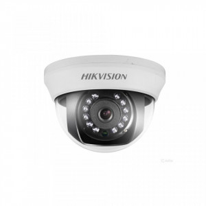 Camera supraveghere analogica HikVision Dome 2MP DS-2CE56D0T-IRMMF(2.8mm), tehnologie 4 in 1 TVI/AHD/CVI/CVBS, iluminare Smart IR distanta 20m, lentila fixa, utilizare interior