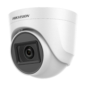Camera supraveghere analogica HikVision turret 2MP DS-2CE76D0T-ITPF(2.8mm)(C) Full HD 1080p, 4 in 1 video output (TVI/AHD/CVI/CVBS), EXIR 2.0 IR 20m, lentila fixa 2.8mm, unghi larg vizualizare, utilizare interior