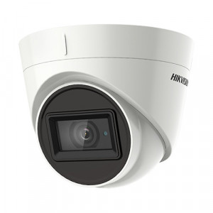 Camera supraveghere analogica HikVision turret 5MP DS-2CE78H0T-IT3F(2.8mm), tehnologie EXIR 2.0 pentru vizibilitate nocturna, distanta IR 40m, protectie IP67, 4 in 1 (TVI/AHD/CVI/CVBS), rezolutie 5MP, carcasa rezistenta