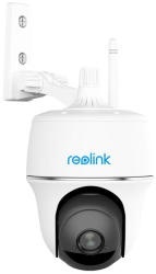 Camera supraveghere exterior Reolink 5MP B430 Super HD, functii Pan & Tilt, alimentare acumulator sau panou solar, Wi-Fi Dual-Band, Color Night Vision cu Spotlight, detectie inteligenta persoane si vehicule, audio, IP64