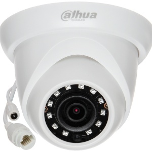 Camera supraveghere IP Dome 2 MP Dahua IPC-HDW1230S-0280B-S4(2.8mm), rezolutie Full HD, compresie H.265, infrarosu 30m, protectie IP67, alimentare PoE, lentila fixa, detectie miscare, carcasa tip Eyeball, tehnologie 3D DNR - Img 2