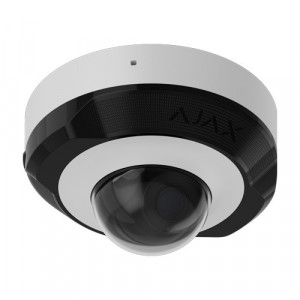 Camera supraveghere IP Dome Ajax 5MP DomeCam Mini (5 Mp/2.8 mm) tehnologie JetSparrow (P2P), detectie AI (oameni, vehicule, animale), infrarosu inteligent 15m, unghi larg 110 grade, slot card 256GB, WDR 120dB, IP65 si IK08 - Img 2