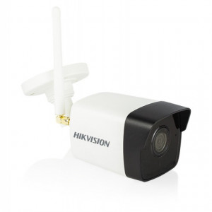 Camera supraveghere IP HikVision Bullet 2MP DS-2CV1021G0-IDW1(2.8mm), conexiune Wi-Fi, microfon incorporat, tehnologie Digital WDR, iluminare IR 30m, protectie IP66, slot card microSD pana la 128GB, compresie H.265+ - Img 2