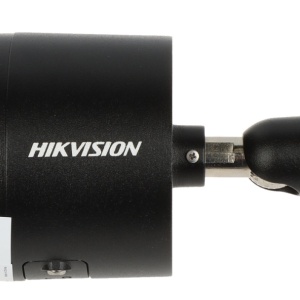Camera supraveghere IP HikVision Bullet 4MP DS-2CD2043G2-IU(2.8mm)(Black), AcuSense, lentila 2.8mm, IR 40m, microfon incorporat, WDR 120dB, slot card SD, protectie IP67, clasificare om/vehicul, carcasa neagra - Img 3