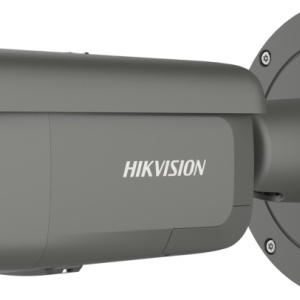 Camera supraveghere IP HikVision Bullet 4MP DS-2CD2646G2-IZS(2.8-12mm)(C)(Black), AcuSense, DarkFighter, lentila motorizata, WDR 120dB, audio/alarma, protectie IP66 si IK10, clasificare om/vehicul, carcasa neagra