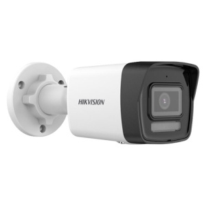 Camera supraveghere IP HikVision bullet 8MP DS-2CD1083G2-LIUF(4mm), tehnologie Smart Hybrid Light, H.265+, microfon incorporat, protectie IP67, slot card 512GB, detectie om si vehicul, analiza video inteligenta