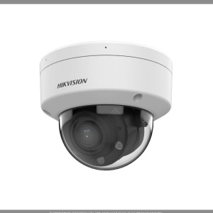 Camera supraveghere IP HikVision dome 2 MP DS-2CD1723G2-LIZU(2.8-12mm) Dual Light MD 2.0, motorized varifocal, H.265+, detectie oameni/vehicule, microfon incorporat, suport microSD 512GB, IP67, IK08, ONVIF