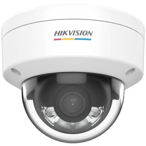 Camera supraveghere IP HikVision Dome 4MP DS-2CD1147G0-L(2.8mm)(D) ColorVu, imagine color 24/7, lumina alba 30m, 120dB WDR, H.265+, protectie IP67 si antivandal IK08, alimentare PoE, compatibila doza DS-1280ZJ-DM46