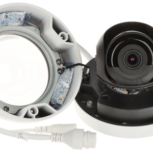 Camera supraveghere IP HikVision Dome 4MP DS-2CD2143G2-IU(4mm), tehnologie AcuSense, Deep Learning, WDR 120dB, microfon incorporat, protectie IP67 si IK10 antivandal, compresie H.265+, slot card, analiza video VCA - Img 6