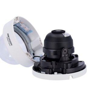 Camera supraveghere IP HikVision dome 4MP HWI-D149HA(2.8mm), HiWatch ColorVu, imagini color 24/7, detectie om/vehicul MD 2.0, H.265+, lumina alba 30m, protectie IP67 si IK08 antivandal, microfon, alimentare PoE - Img 2