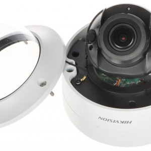 Camera supraveghere IP HikVision Dome 6MP DS-2CD2766G2-IZS(2.8-12mm), lentila varifocala motorizata, AcuSense, DarkFighter, WDR 120dB, H.265+, audio/alarm IO, protectie IP66 si IK10, slot card microSD, Deep Learning - Img 3