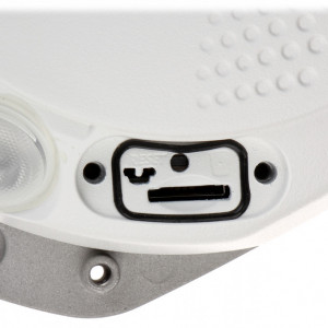 Camera supraveghere IP HikVision fisheye 12MP DS-2CD63C5G0-IVS(1.29mm) DeepinView, lentila Immervision, IR 15m, Heatmap, moduri multiple dewarping, microfon si difuzor incorporat, audio bidirectional, slot card - Img 6