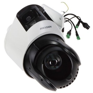 Camera supraveghere IP HikVision PTZ 6 MP DS‑2SE4C225MWG‑E/26(F0)(2.8‑4.8‑120mm), panoramic + detalii 2 MP, DarkFighter & ColorVu low‑light, zoom optic 25×/digital 16×, IR 100 m + lumina alba 30 m, IP66, PoE+/12 VDC, clasificare persoane/vehicule AI - Img 3