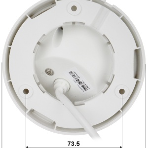 Camera supraveghere IP HikVision turret 4MP DS-2CD1341G0-I(2.8mm), compresie H.265+, distanta IR 20m, protectie IP67, alimentare PoE, Digital WDR, detectie miscare (tinta umana), analiza video inteligenta - Img 2