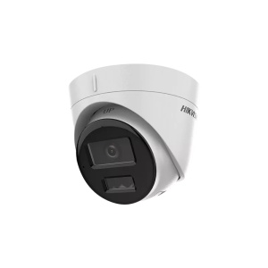 Camera supraveghere IP HikVision turret 4MP DS-2CD1343G2-LIUF(2.8mm), tehnologie Smart Hybrid Light, H.265+, microfon incorporat, protectie IP67, slot card 512GB, detectie om si vehicul, analiza video inteligenta