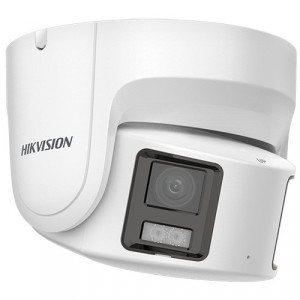 Camera supraveghere IP HikVision Turret 8MP DS-2CD2387G2P-LSU/SL(4mm)(C), Vedere panoramica 180 grade, Tehnologie ColorVu 24/7, Alarma luminoasa si audio, AcuSense Deep Learning, WDR real 130dB, Protectie IP67, Rezolutie 4K - Img 3