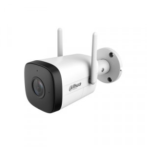 Camera supraveghere IP Wi-Fi Dahua Bullet 2MP DH-IPC-HFW1230DT-STW, Night Vision IR 30m, Microfon si Difuzor incorporat, Protectie IP67, Slot card SD, Tehnologie DWDR si 3D NR, Compresie H.265+, Antena dubla Wi-Fi