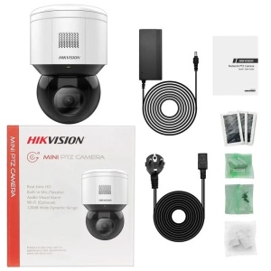 Camera supraveghere IP Wi-Fi HikVision Mini PT 2MP DS-2DE1C200IW-D3/W(4mm), Microfon si Difuzor incorporat, Night Vision IR 15m, Slot card SD, Detectia miscarii, Alimentare Micro-USB, Control rotire Pan si Tilt - Img 5