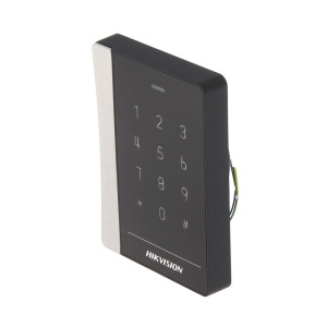 Cititor carduri si tastatura HikVision Pro EM DS-K1102AEK, frecventa 125KHz, protocoale RS-485 si Wiegand, functie tamper anti-sabotaj, acces prin cod PIN, beeper status, design modern, protectie IP64 - Img 6