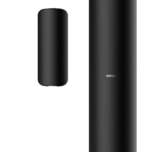 Contact magnetic wireless slim Hikvision DS-PDMCS-EG2-WE-Black AX PRO, design discret, configurare completa prin aplicatie, tehnologie Frequency Hopping, indicator LED, montaj facil, baterie inclusa