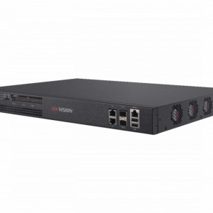 Decodor Video 4K HikVision DS-6908UDI(B), 8 iesiri HDMI, 4 iesiri BNC, decodare pana la 24MP, capacitate 64 canale 1080p, interfata optica SFP, intrări VGA/DVI, audio bidirectional, montaj Rack 1U