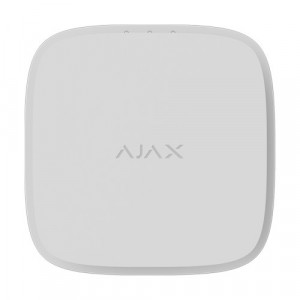 Detector de fum si caldura wireless Ajax FireProtect 2 RB (Heat/Smoke) Jeweller, senzor optic bi-spectru, sirena 85dB integrata, autonomie 7 ani, raza 1700m, certificare UL/ULC, culoare alb