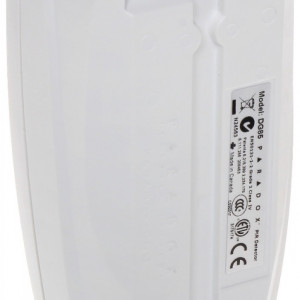 Detector de miscare exterior Paradox DG85, 2x dual PIR, imunitate animale 40kg, 11x11m, 90 grade, procesare APSP, Digital Shield, protectie UV, releu NC si Combus, temperatura -35°C la 50°C, certificare EN Grad 2 - Img 6