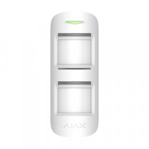 Detector de miscare PIR MotionProtect Outdoor, anti-masking si imunitate animale, wireless, alb - AJAX MotionProtectOutdoor(W)-12895