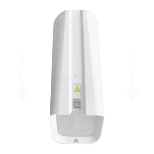 Detector PIR tip perdea PMD37M wireless pentru interior/exterior, lentila dubla, anti-mascare, imunitate animale PET, senzor temperatura, baterii AA cu autonomie 5 ani, actualizare OTA BlueEye, IPX4