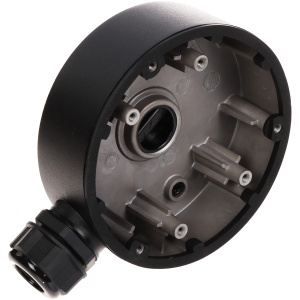Doza de jonctiune CCTV HikVision DS-1280ZJ-DM46(Black) fabricata din aliaj de aluminiu, culoare neagra, montaj pe perete sau tavan, rezistenta la intemperii, gestionare cabluri camere dome, design robust - Img 7