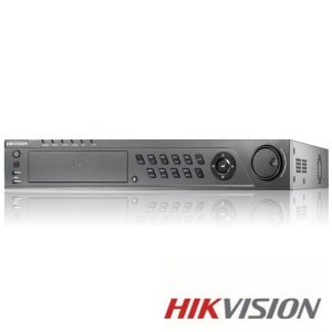 DVR 8 canale HikVision Turbo HD DS-7208HQHI-SH, rezolutie Full HD 1080p, tehnologie tribrida (TVI/Analog/IP), iesire HDMI si VGA, 1 x SATA (max. 6TB), audio 1in/1out, acces de la distanta prin cloud, carcasa metalica