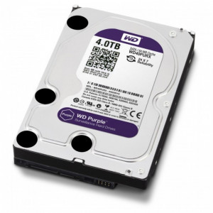 HDD Western Digital Purple 4TB WD40PURX, interfata SATA 6 Gb/s, tehnologie IntelliPower, 64MB cache, optimizat pentru sisteme de supraveghere video 24/7, rata transfer 150 MB/s, fiabilitate ridicata - Img 2