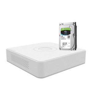 Kit DVR Hikvision TurboHD 4.0 4 canale cu hard-disk inclus DS-7104HUHI-K1-1TB
