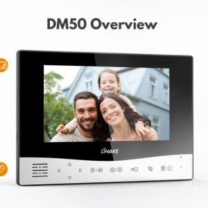 Kit sonerie video wireless Dnake DK250 (DC200 + DM50), monitor 7 inch, captura foto/video, slot card SD, distanta 400m, frecventa 2.4GHz, IP65, baterie reincarcabila - Img 4
