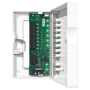 Modul Extensie 8 Iesiri PGM cu Cutie Incuietoare Paradox PGM82, Compatibil SP, MG, EVO si Swan, Control prin BlueEye, Manual sau Evenimente Sistem, Iesiri 24V/4A, CE