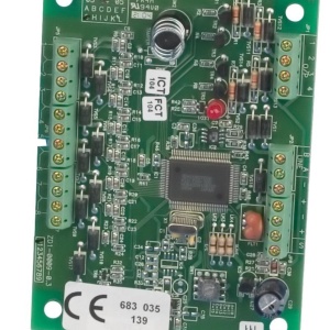 Modul extensie Honeywell A158-B Galaxy RIO 8 zone/4 iesiri PGM, placa PCB compatibila cu sistemele anti-efractie Galaxy Dimension, extinde cu 8 intrari de zona si 4 iesiri programabile, fiabila pentru integrare cu panouri centrale
