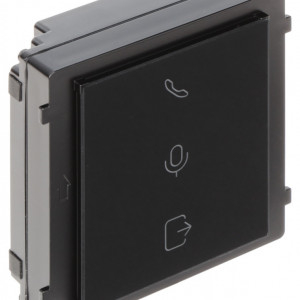 Modul indicator stare HikVision DS-KD-IN pentru post exterior modular, semnalizare vizuala apel, usa deschisa si audio bidirectional, protectie IP65, iluminare fundal, compatibil cu seria DS-KD8