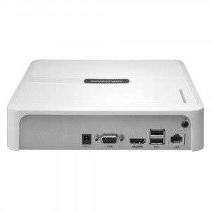 NVR IP HikVision HiWatch HWN-2104H, 4 canale, format Mini 1U, compresie video H.265+/H.265/H.264+, latime banda 40Mbps incoming/60Mbps outgoing, decodare 4-ch @ 1080p, iesire simultana HDMI si VGA, ONVIF - Img 2