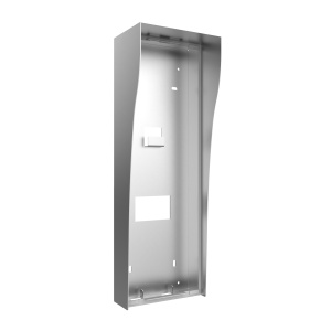 Parasolar metalic pentru statie interfon video Hikvision DS-KABD9203-RS, compatibil KD9203 series, montaj aparent, material SGCC rezistent, protectie impotriva ploii si intemperiilor, constructie robusta pentru exterior - Img 2